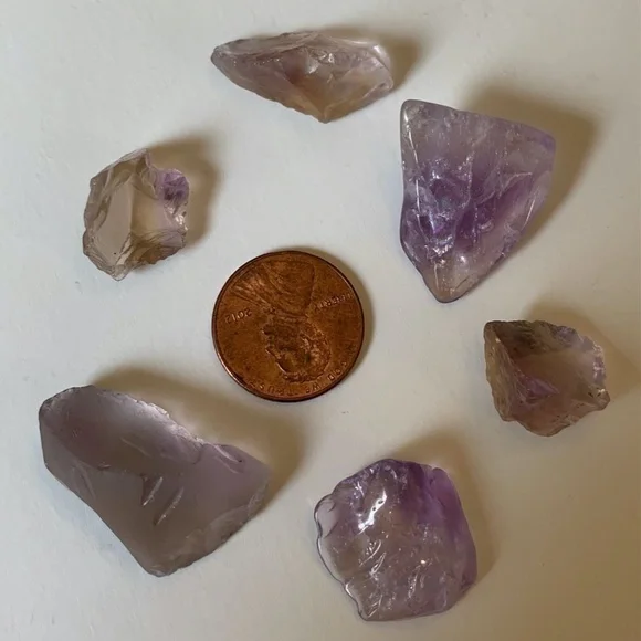 Gemmy Ametrine Gemstone Crystals Raw Rough Citrine Gem Lot Bundle 100 Carats - Picture 3 of 6